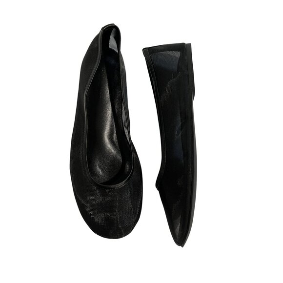 Tony Bianco Marvel Flats in Black Nylon - Picture 1 of 8
